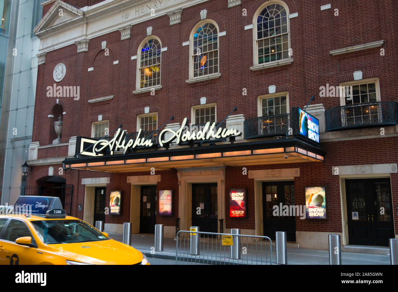 Façade du théâtre de Stephen Sondheim, West 43nd Street, NYC Banque D'Images