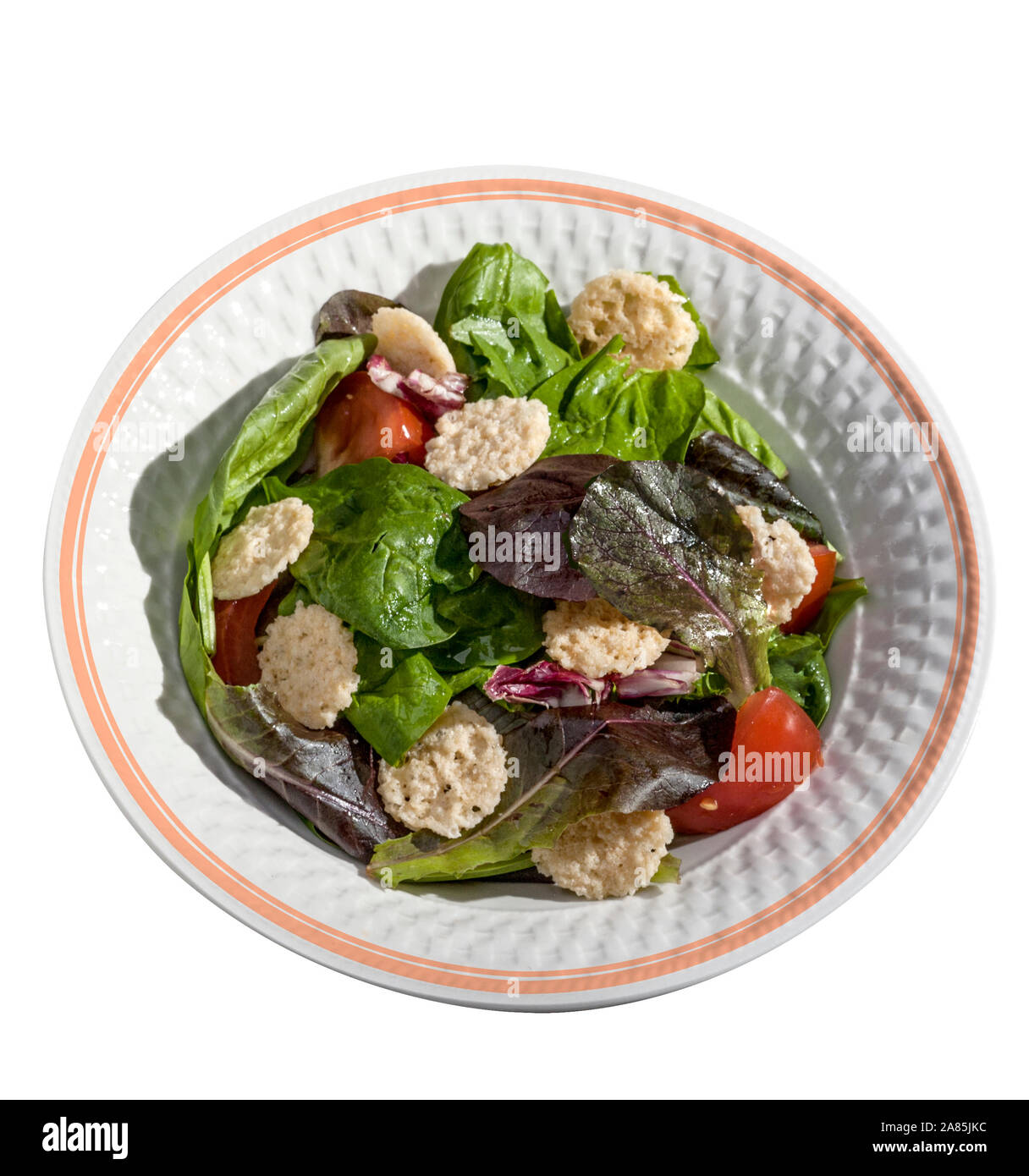 Salade croquante de Parmesan Banque D'Images