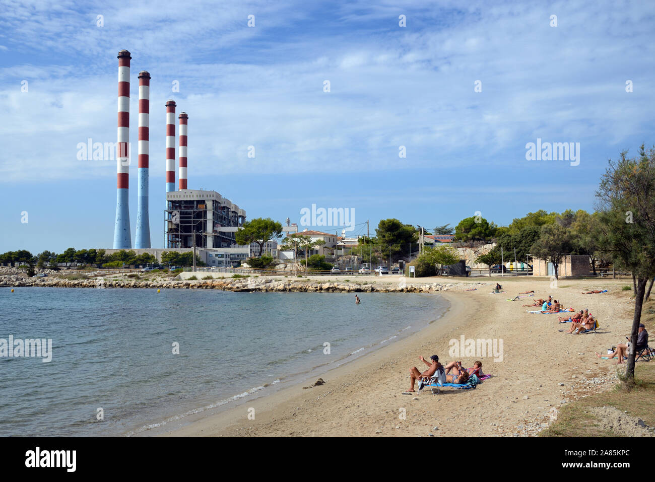 Martigues Beach Banque d'image et photos - Alamy