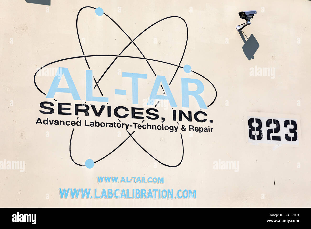 Services Al-Tar Laboratory-Technologies, Inc., Advanced et réparation, Sunnyvale, Californie Banque D'Images