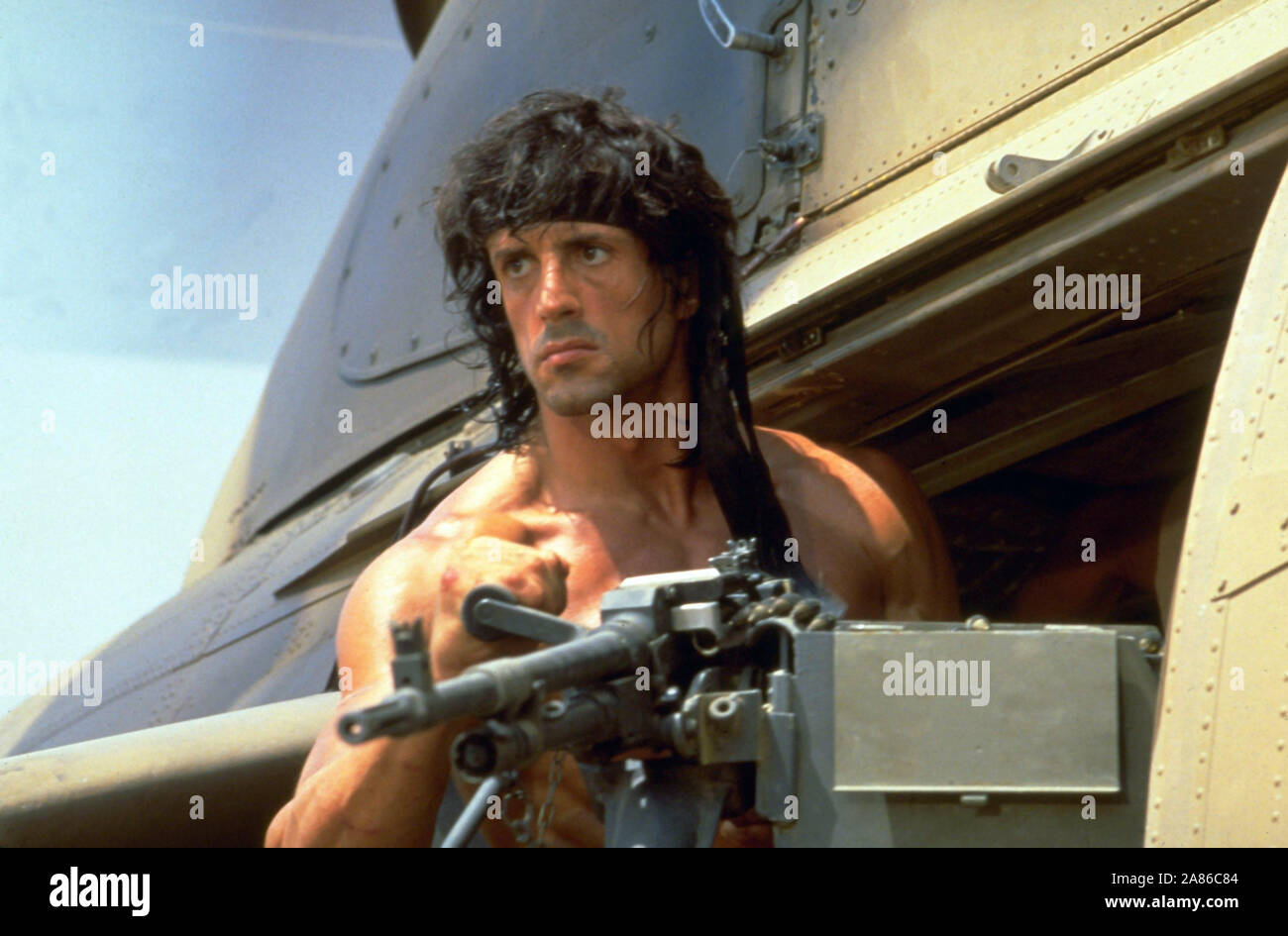 SYLVESTER STALLONE, Rambo III, 1988 Banque D'Images