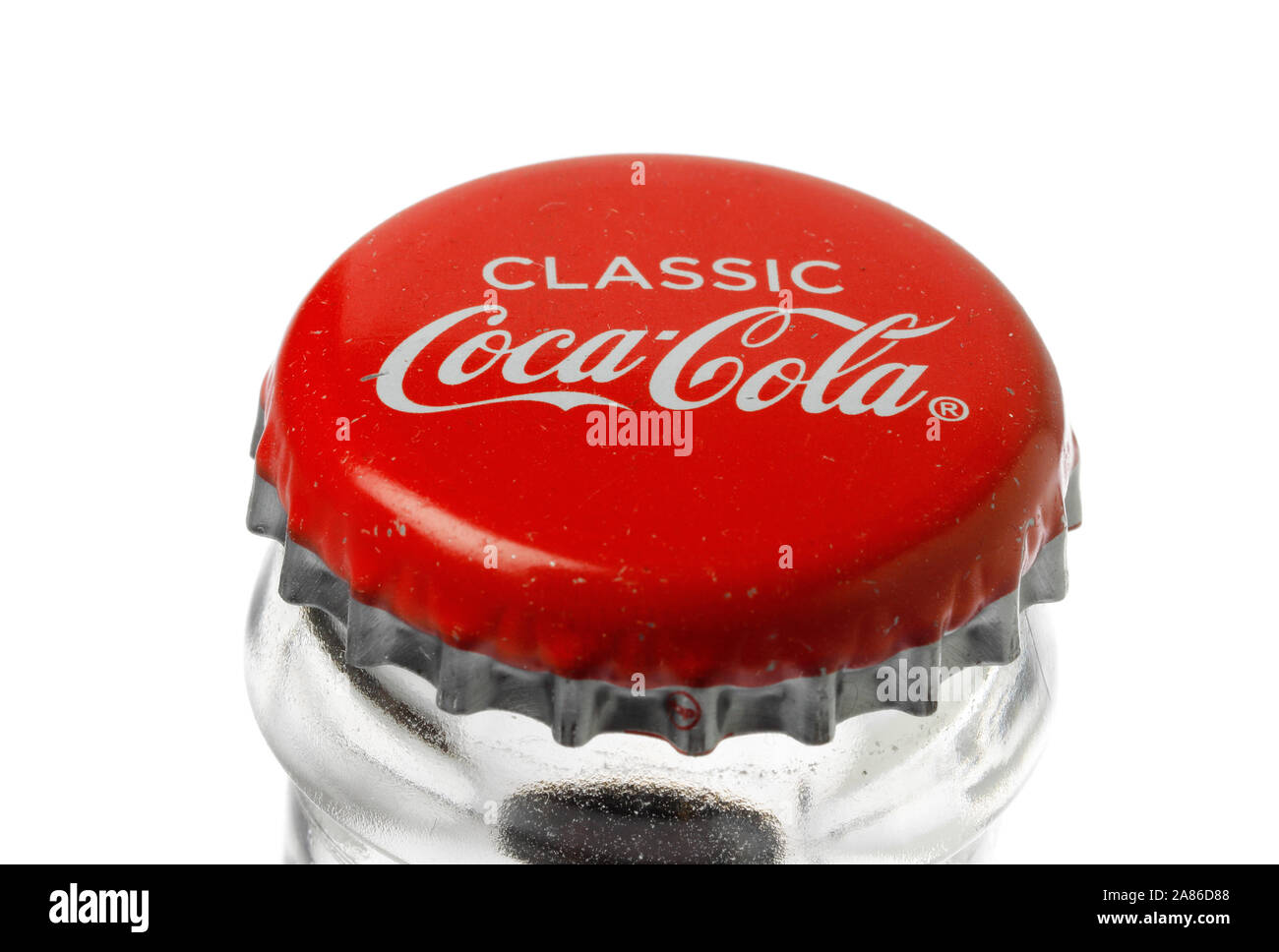 Cola Rouge Coca cola gros plan Banque de photographies et d’images à haute ...