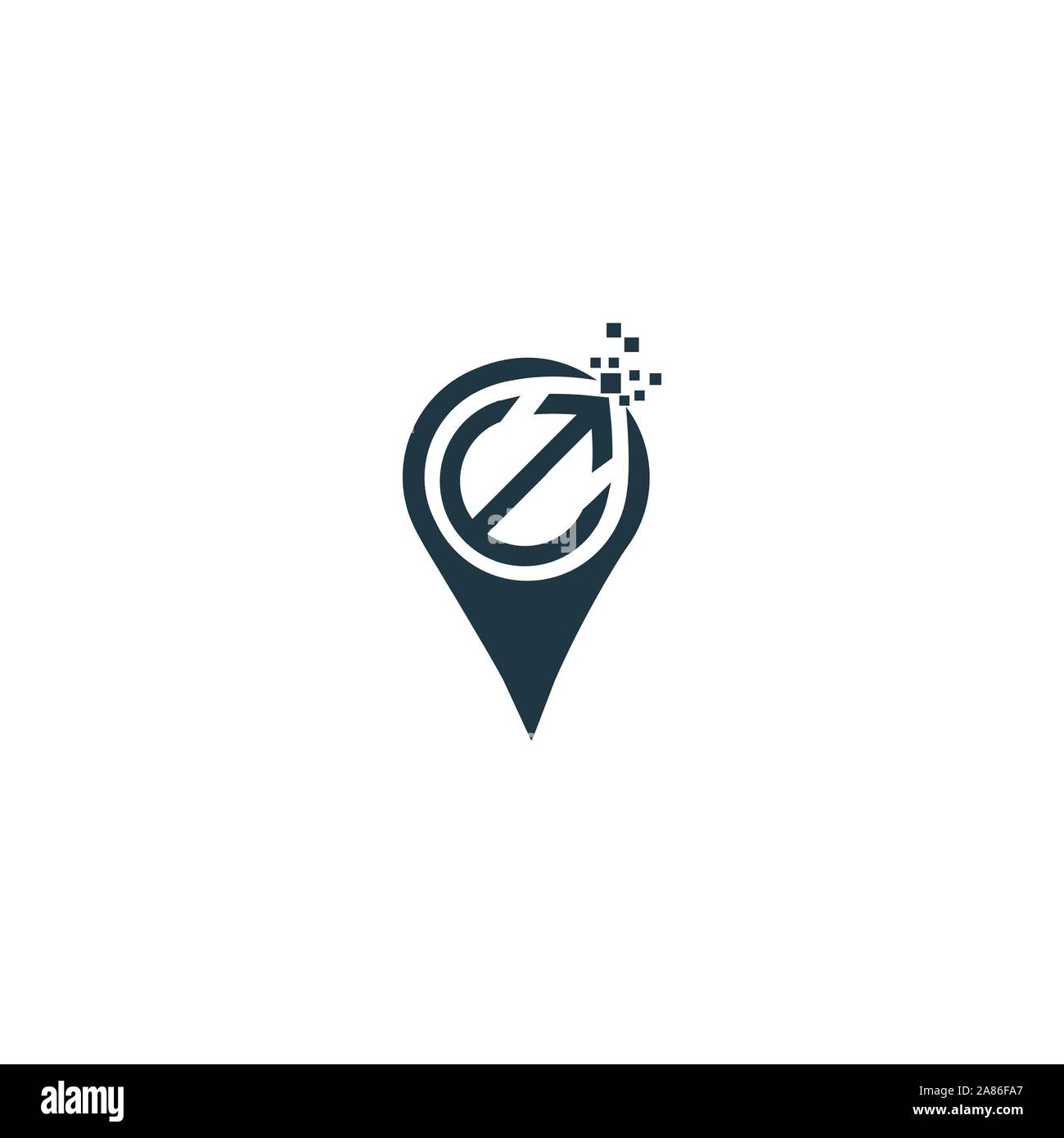 Lettre initiale E vecteur logo concept design Illustration de Vecteur