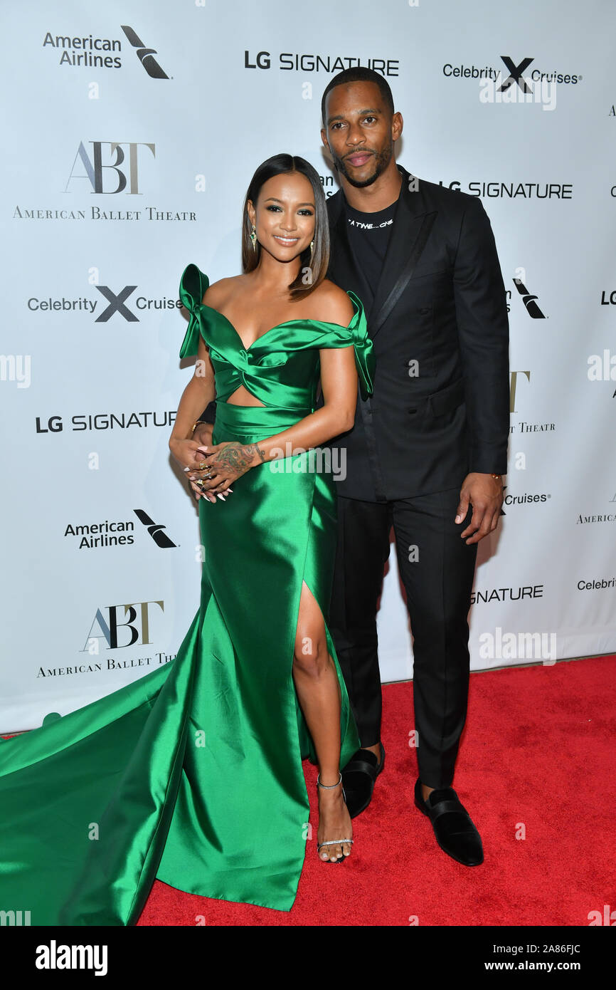 Victor Cruz et Karrueche Tran - American Ballet Theatre Gala d'automne, arrivées, New York, USA - 16 Oct 2019 Banque D'Images