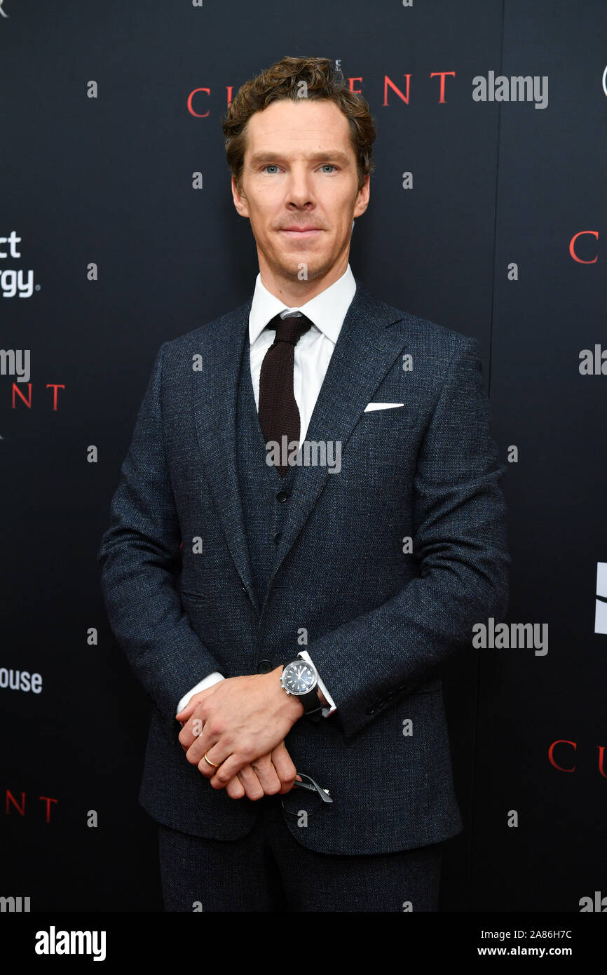 Benedict Cumberbatch - 'La guerre' film premiere, arrivées, AMC Lincoln Square 13, New York, USA - 21 Oct 2019 Banque D'Images