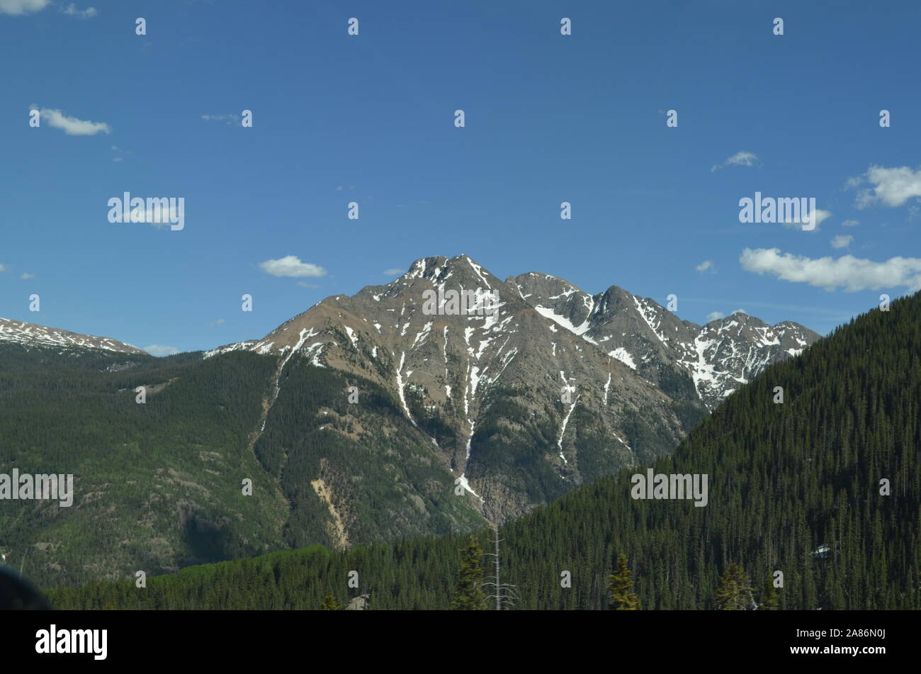 La fin du printemps dans le Colorado : vu de San Juan Skyway Banque D'Images