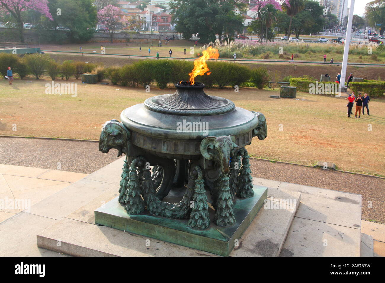 Le monument de l'indépendance, parc de l'indépendance, l'Ipiranga, São Paulo, Brésil Banque D'Images