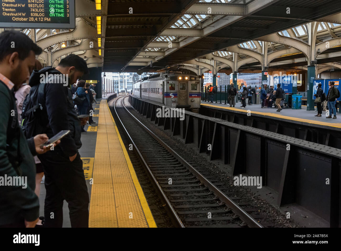 Les septa Regional Rail, Philadelphia, Pennsylvania, USA Banque D'Images