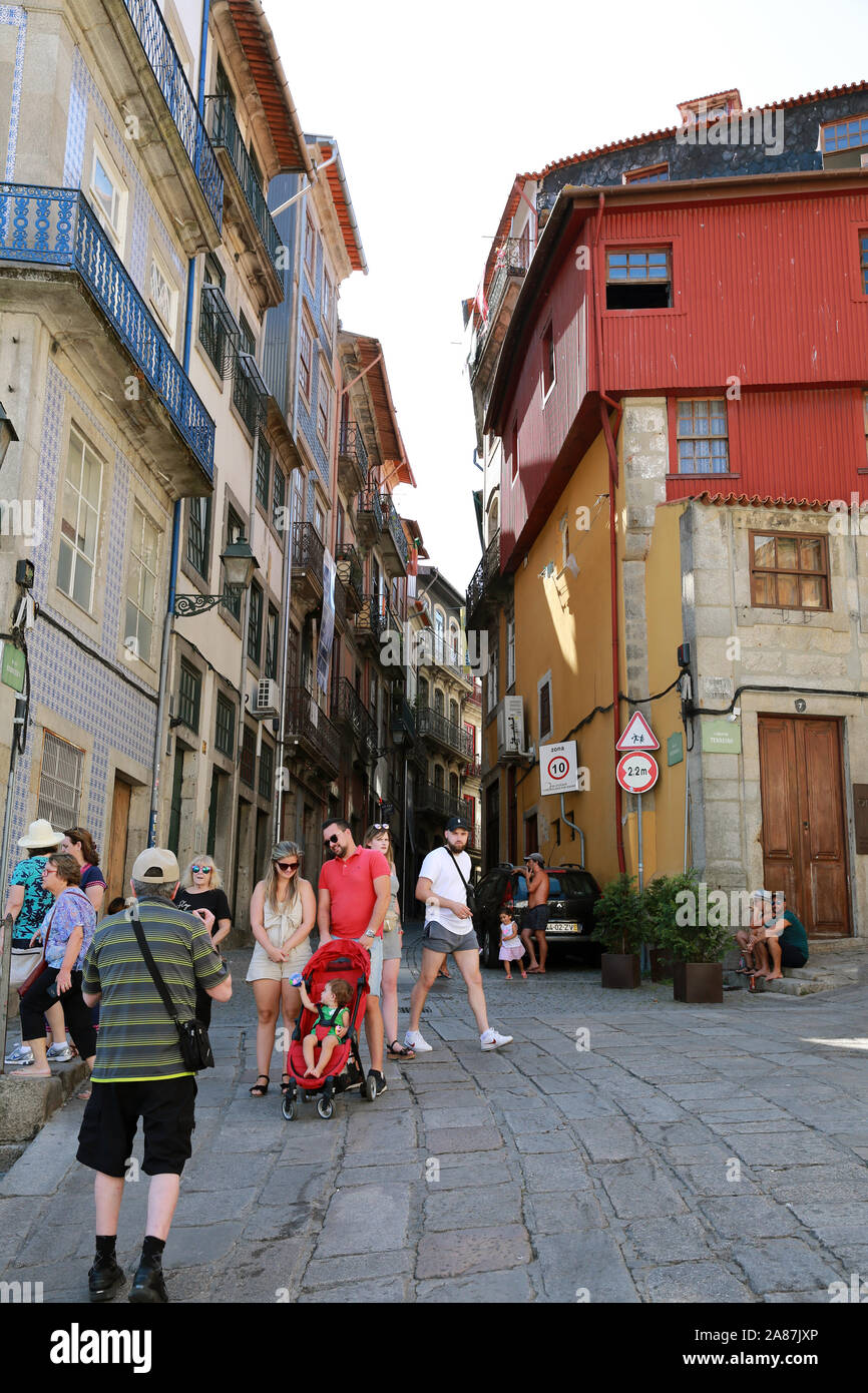 Les rues de Porto, Portugal Banque D'Images