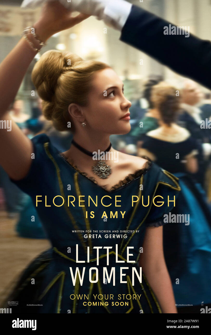 DATE DE SORTIE : Décembre 25, 2019 TITRE : Little Women STUDIO : Columbia Pictures Réalisateur : Greta Gerwig PLOT : Quatre sœurs viennent de l'âge en Amérique au lendemain de la guerre civile avec : FLORENCE PUGH comme Amy Mars. Affiches (crédit Image : © Columbia Pictures/photos) Banque D'Images