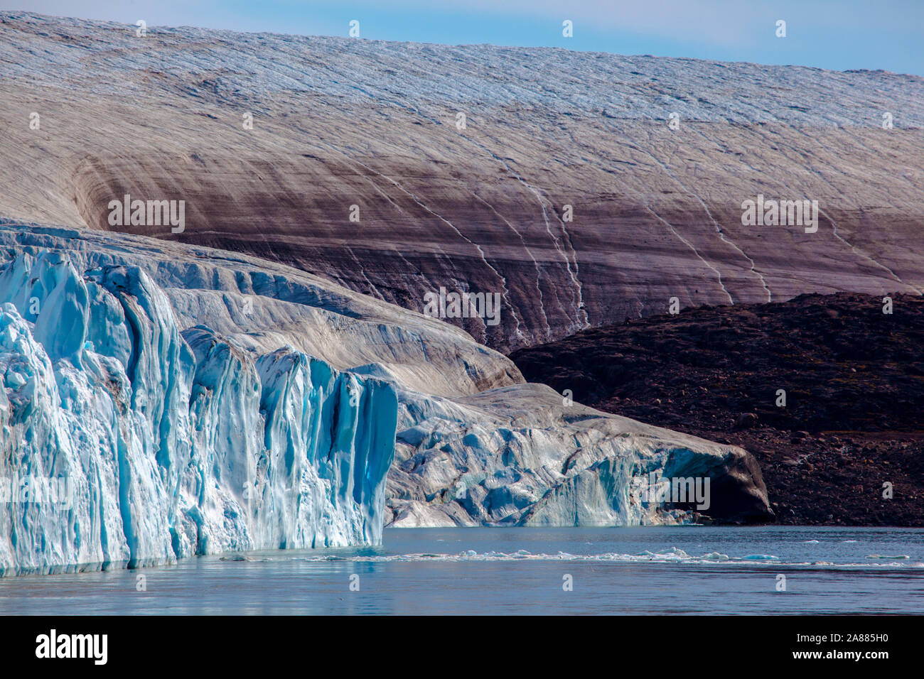Glacier de Humboldt, Groenland Photo Stock - Alamy