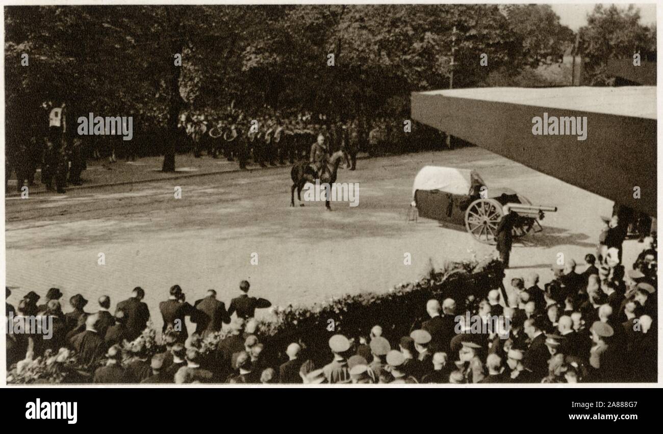 Funérailles de Tomas Garrigue Masaryk.1937 Banque D'Images