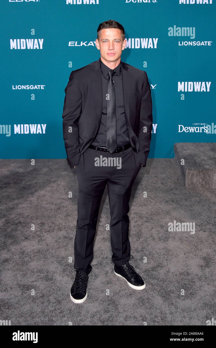 Los Angeles, USA. 05Th Nov, 2019. James Penne lors de la première mondiale du film 'Midway - pour la liberté" au Regency Village Theatre. Los Angeles, 05.11.2019 | Conditions de crédit dans le monde entier : dpa/Alamy Live News Banque D'Images