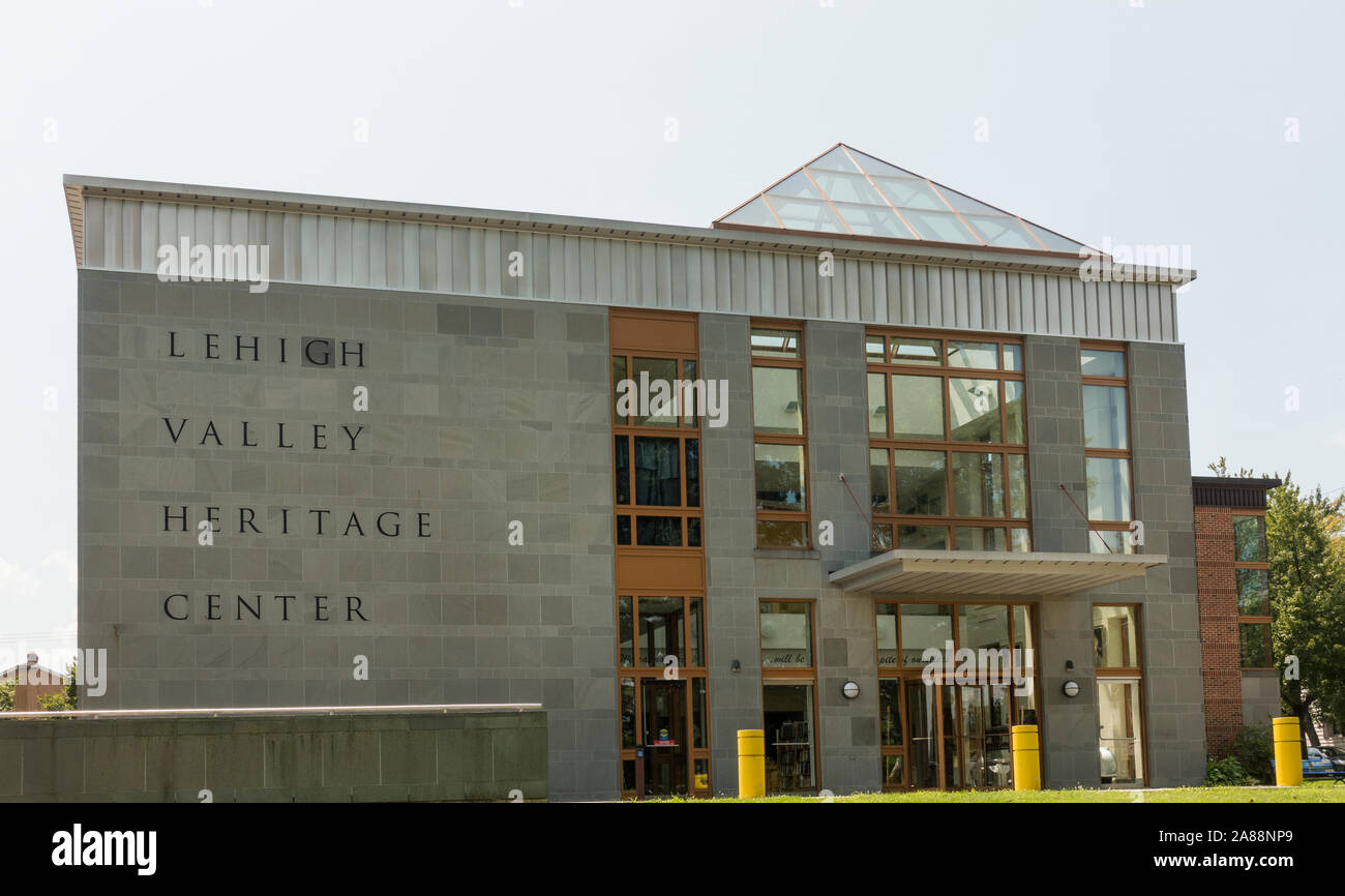 Centre du patrimoine mondial de Lehigh Valley Allentown PA Banque D'Images