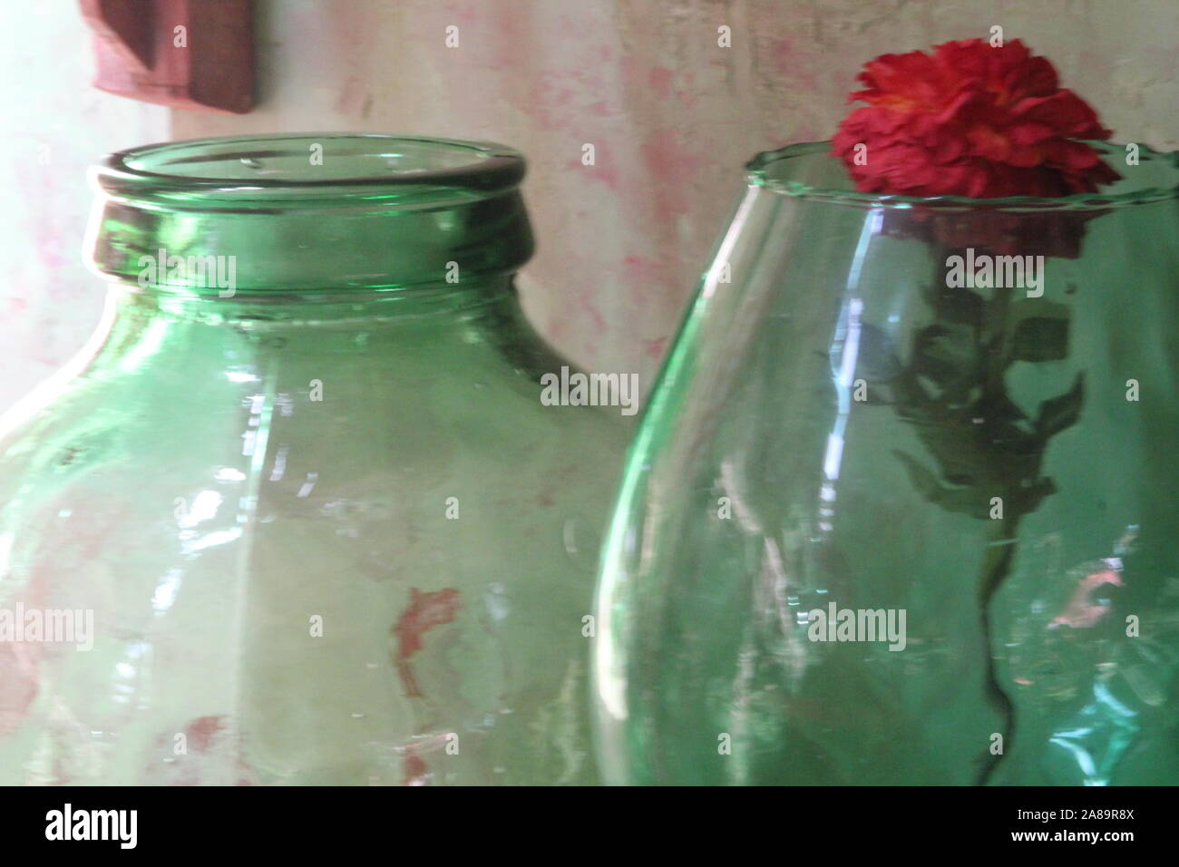 Pots de verre espagne Banque D'Images