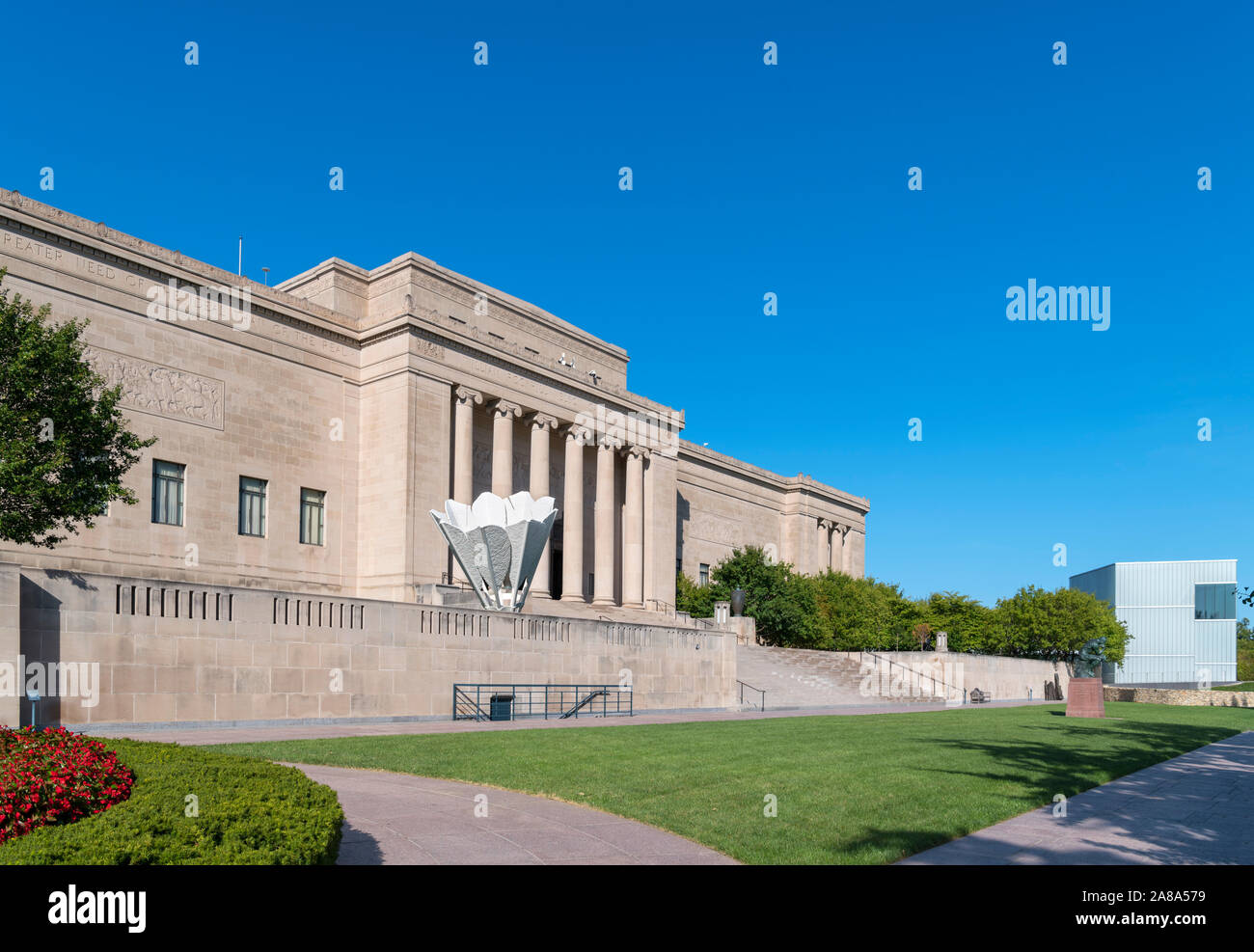 Le Nelson-Atkins Museum of Art, Kansas City, Missouri, États-Unis Banque D'Images