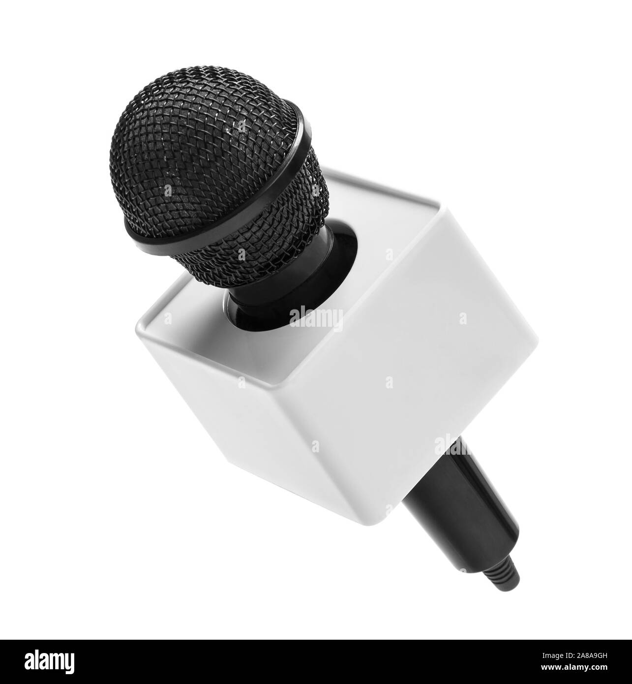 Microphone sans fil noir Banque D'Images Microphone sans fil noir Banque D'Images