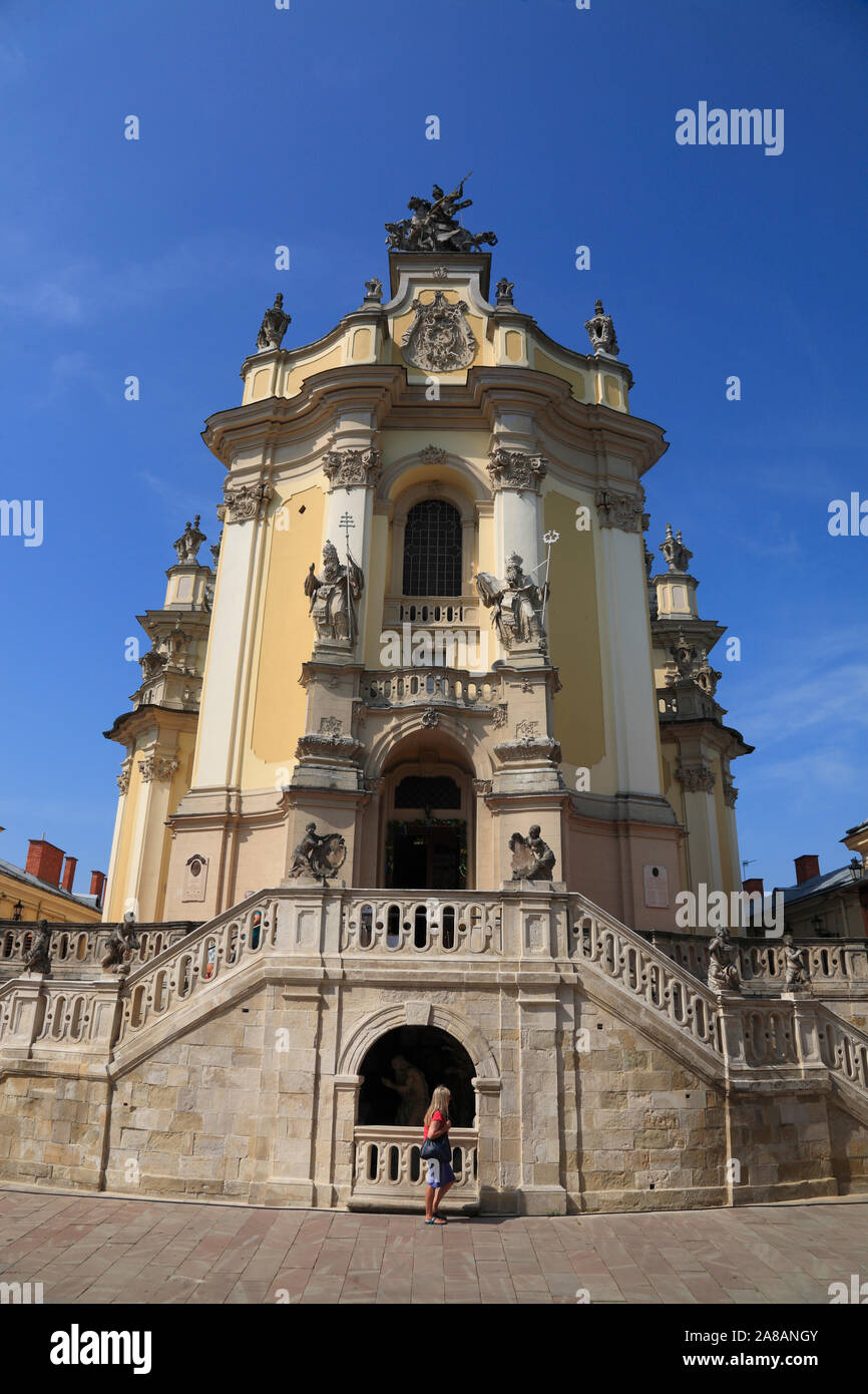 St George's Cathedral, Lviv, Ukraine Banque D'Images