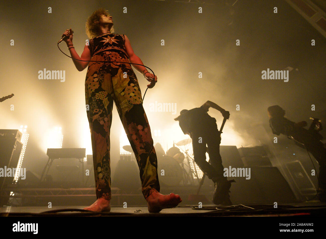 6 novembre 2019, Glasgow, Royaume-Uni. Groupe de rock américain Greta Van Fleet apportent leur style rock rétro à Glasgow's O2 Academy - Crédit Stuart Westwood Banque D'Images