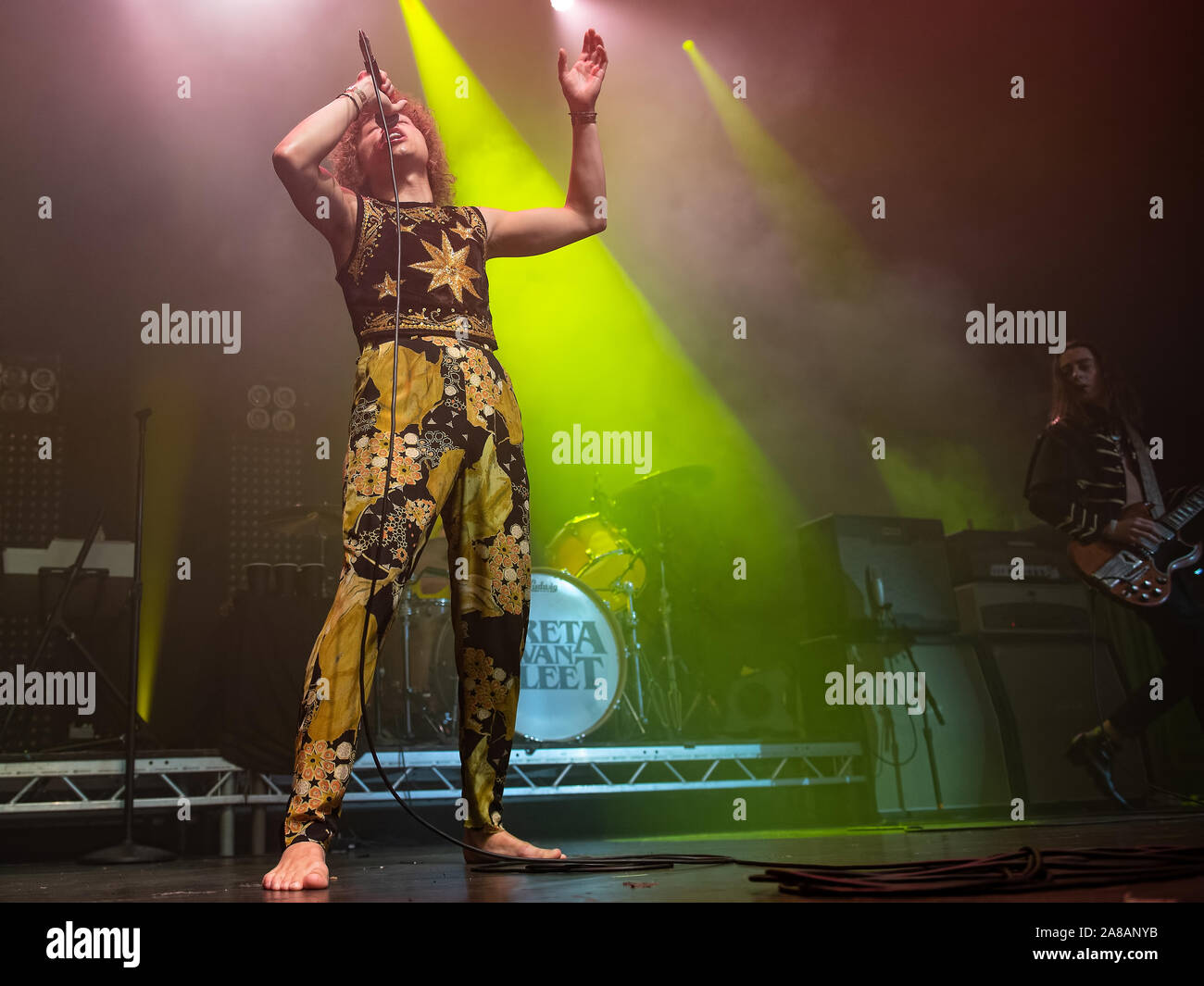 6 novembre 2019, Glasgow, Royaume-Uni. Groupe de rock américain Greta Van Fleet apportent leur style rock rétro à Glasgow's O2 Academy - Crédit Stuart Westwood Banque D'Images