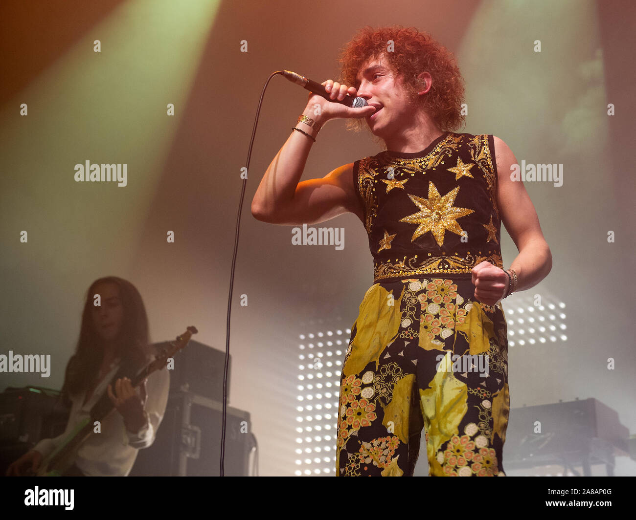 6 novembre 2019, Glasgow, Royaume-Uni. Groupe de rock américain Greta Van Fleet apportent leur style rock rétro à Glasgow's O2 Academy - Crédit Stuart Westwood Banque D'Images
