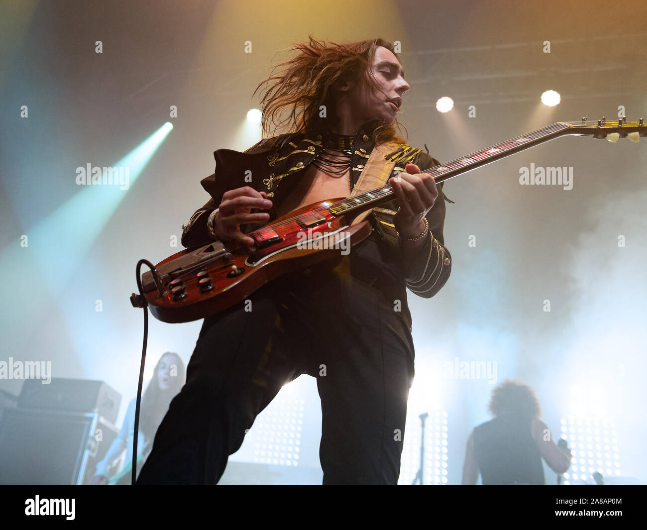 6 novembre 2019, Glasgow, Royaume-Uni. Groupe de rock américain Greta Van Fleet apportent leur style rock rétro à Glasgow's O2 Academy - Crédit Stuart Westwood Banque D'Images