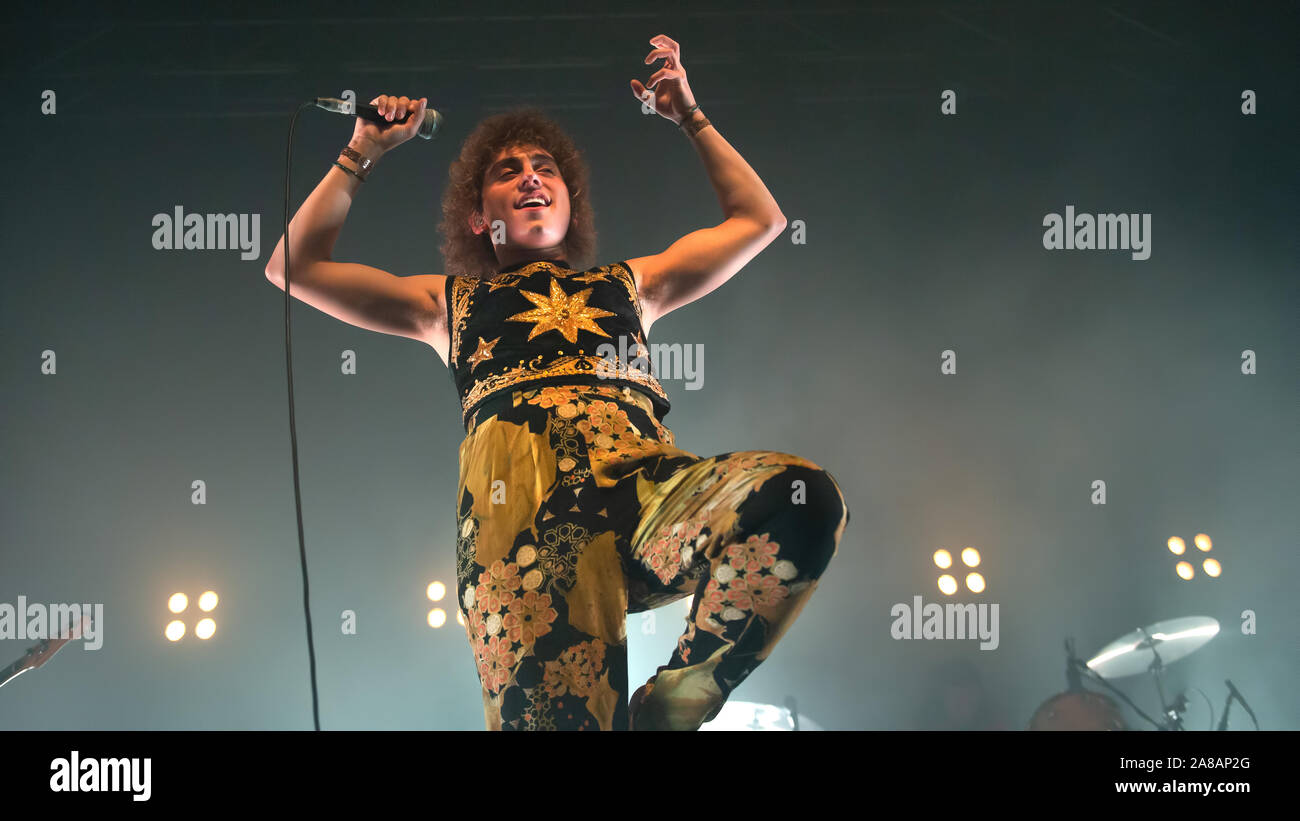 6 novembre 2019, Glasgow, Royaume-Uni. Groupe de rock américain Greta Van Fleet apportent leur style rock rétro à Glasgow's O2 Academy - Crédit Stuart Westwood Banque D'Images