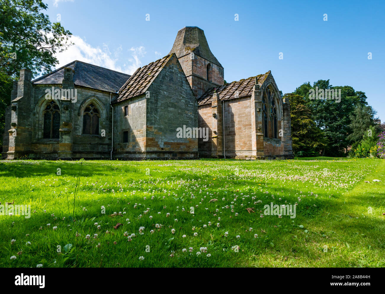 Chapelle collégiale Seton, église du 16ème siècle, East Lothian, Scotland, UK Banque D'Images