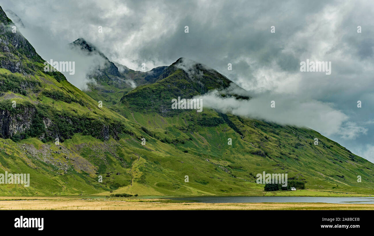 Vue sur la vallée de Glencoe, Ecosse Banque D'Images
