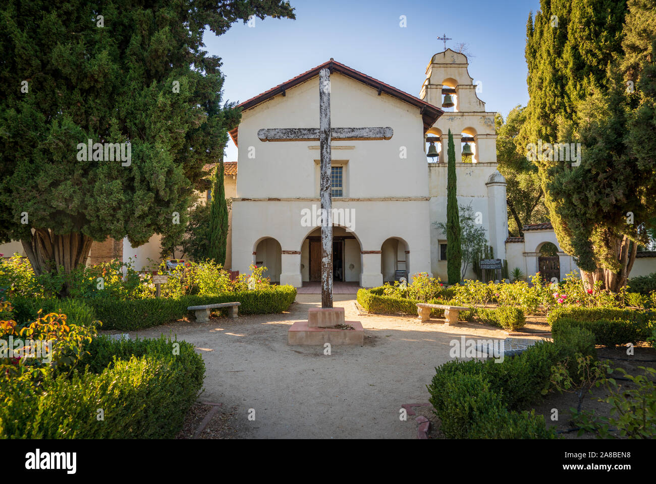 La mission de San Juan Bautista Banque D'Images