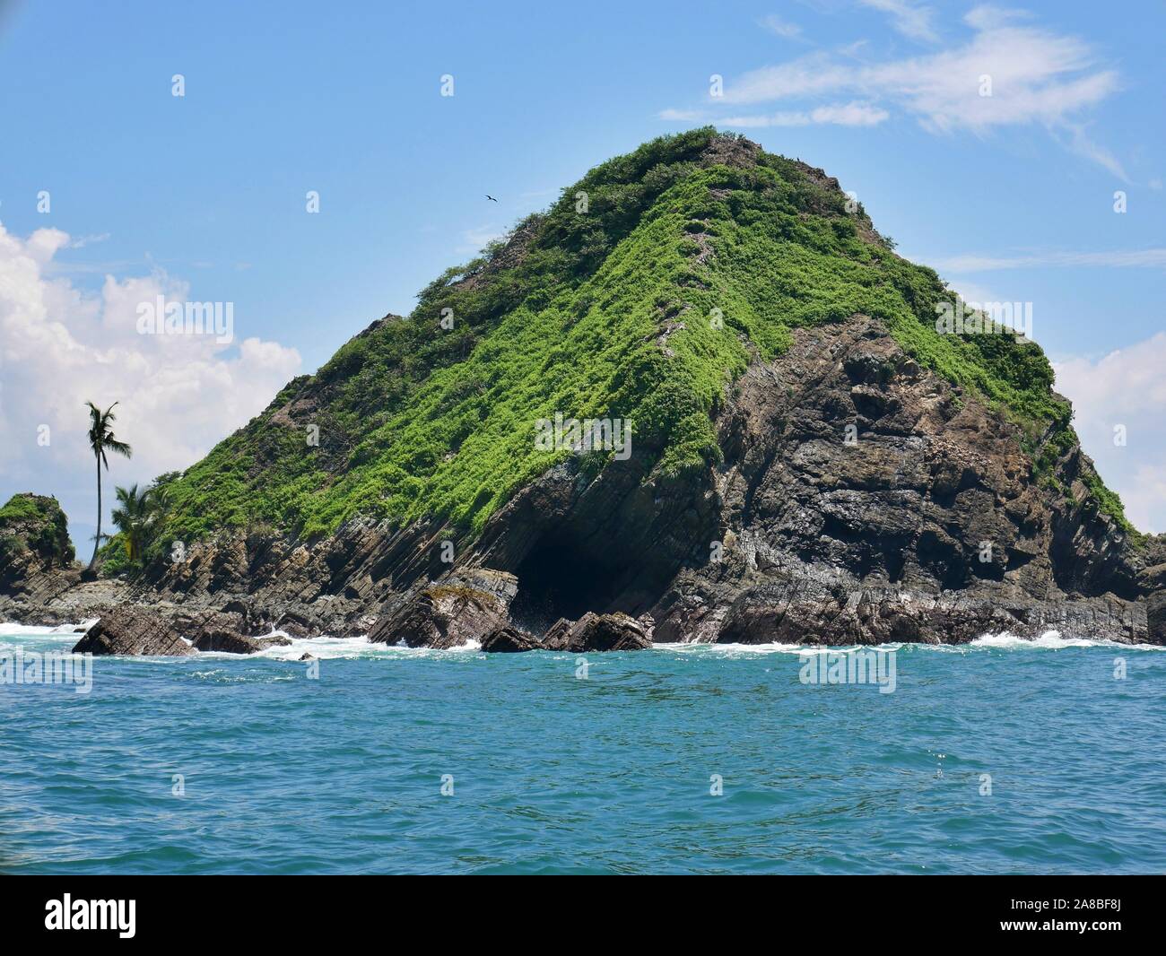 Une île isolée dans vita Costa Rica Banque D'Images