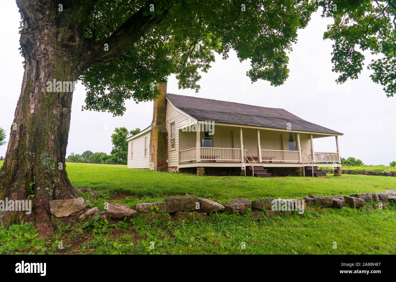 Wilson's Creek National Battlefield, dans les Ozarks, Missouri Banque D'Images