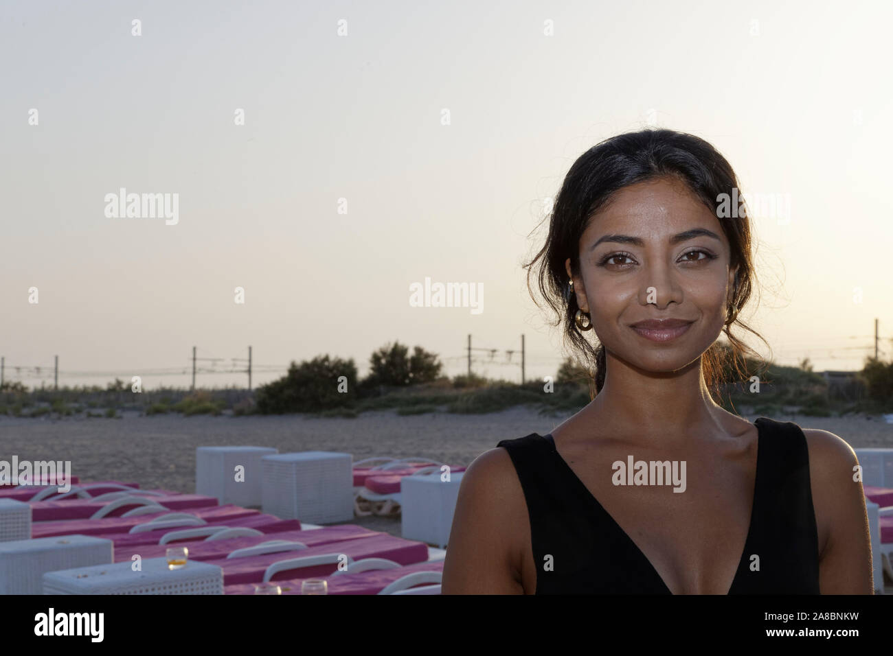 Sete, France.5 Juillet, 2019. Rani BHEEMUCK, membre du jury, l'actrice assiste à l'inauguration du Festival.Sunsete Phitoussi Crédit : Véronique/Alamy Stock Banque D'Images