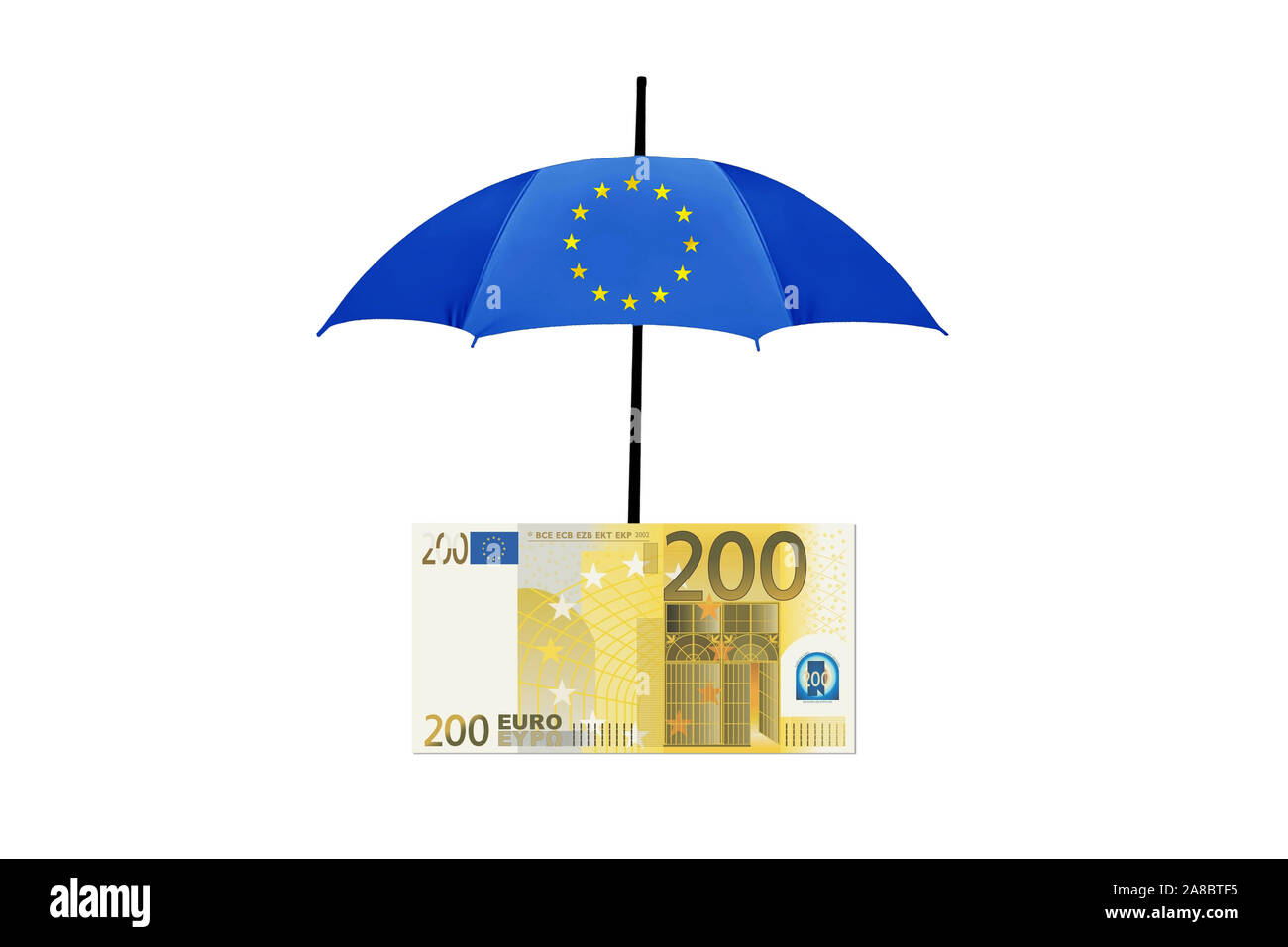 Euro-Rettungsschirm, dient der Schutz vor dem Waehrung Krisen Banque D'Images