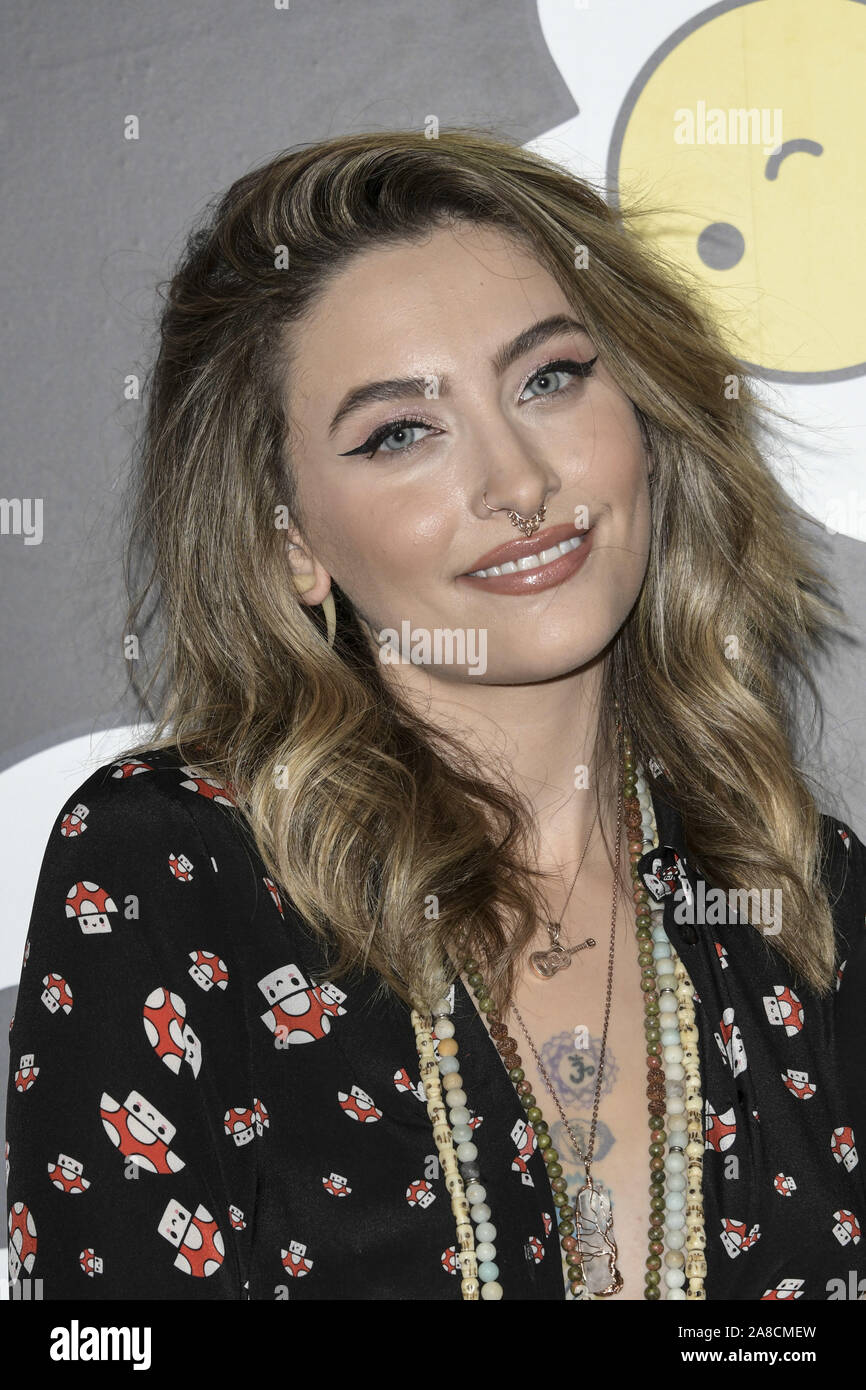 Le 7 novembre 2019, Los Angeles, Californie, USA : PARIS JACKSON assiste à la alice  + olivia par Stacey Bendet x FriendsWithYou Collection La Fête de lancement au Hollywood Athletic Club à Los Angeles, Californie. (Crédit Image : © Charlie Steffens/Zuma sur le fil) Banque D'Images