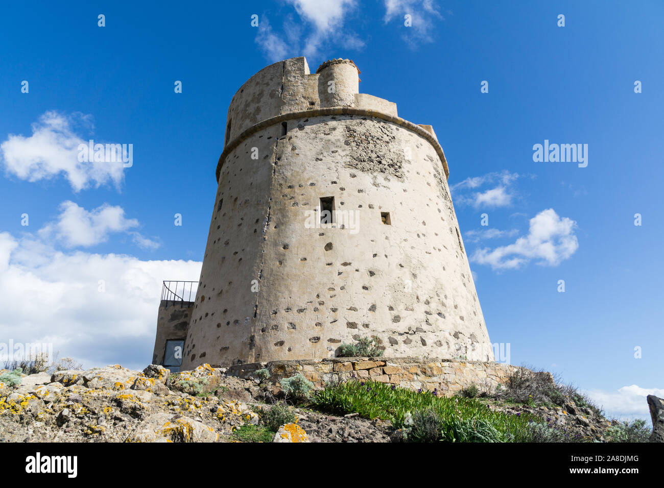 Tour du canai, Sant'Antioco, Sardaigne, Italie Banque D'Images