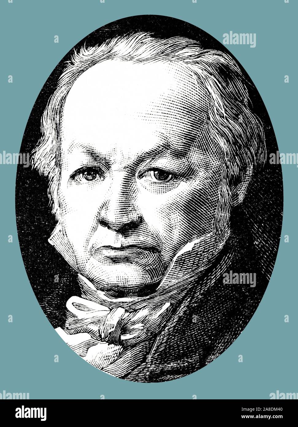 Francisco de Goya Lucientes (1746-1828), pintor y grabador español. La gravure de 1877. Banque D'Images