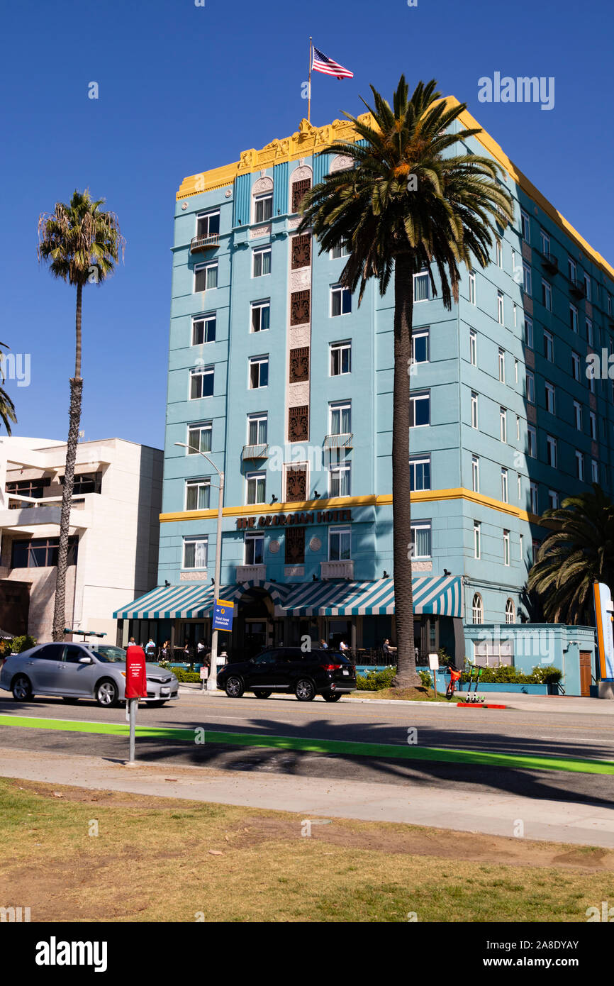 The Georgian Hotel, 1415 Ocean Avenue, Santa Monica, Los Angeles County, Californie, États-Unis d'Amérique Banque D'Images