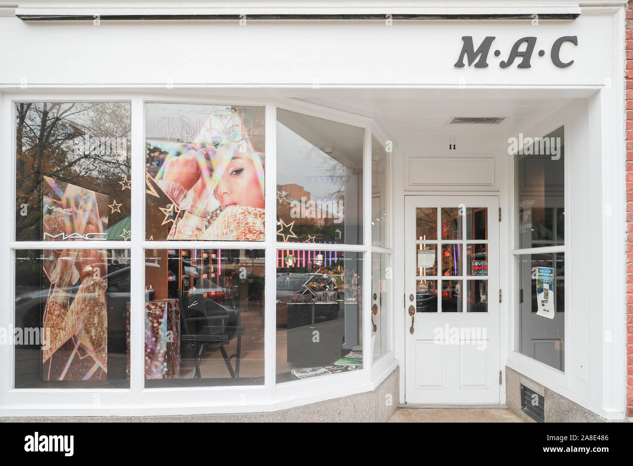 La Princeton New Jersey 11 novembre 2019:Mac Store Front à New Jersey-Image Banque D'Images