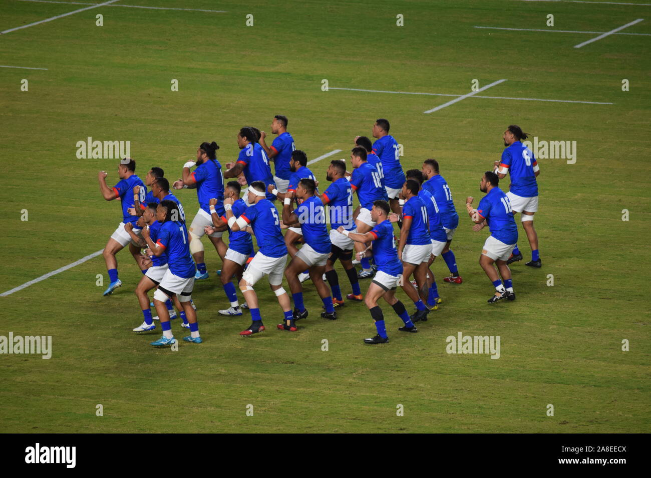 Japon - Coupe du Monde de Rugby 2019. L'Irlande contre les Samoa, phase de groupes match Banque D'Images