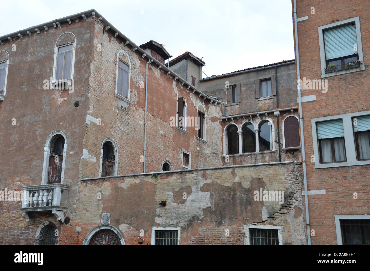 Maisons à Venise, Italie Banque D'Images