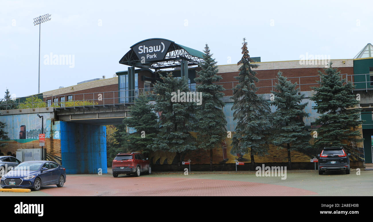 Le Shaw Park à Winnipeg, Canada Banque D'Images