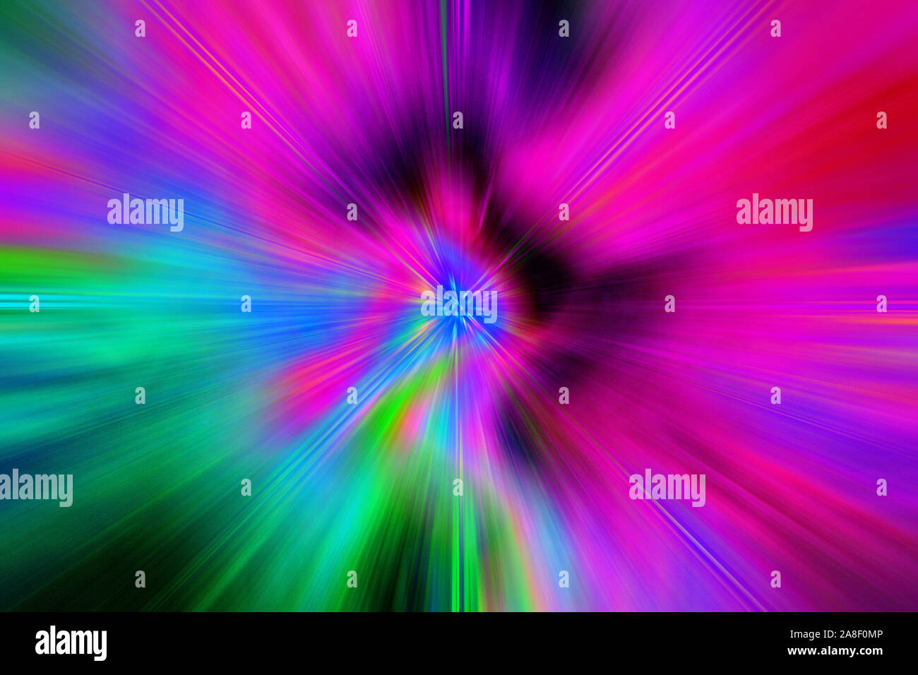 Un résumé de l'image d'arrière-plan flou psychédélique. Banque D'Images