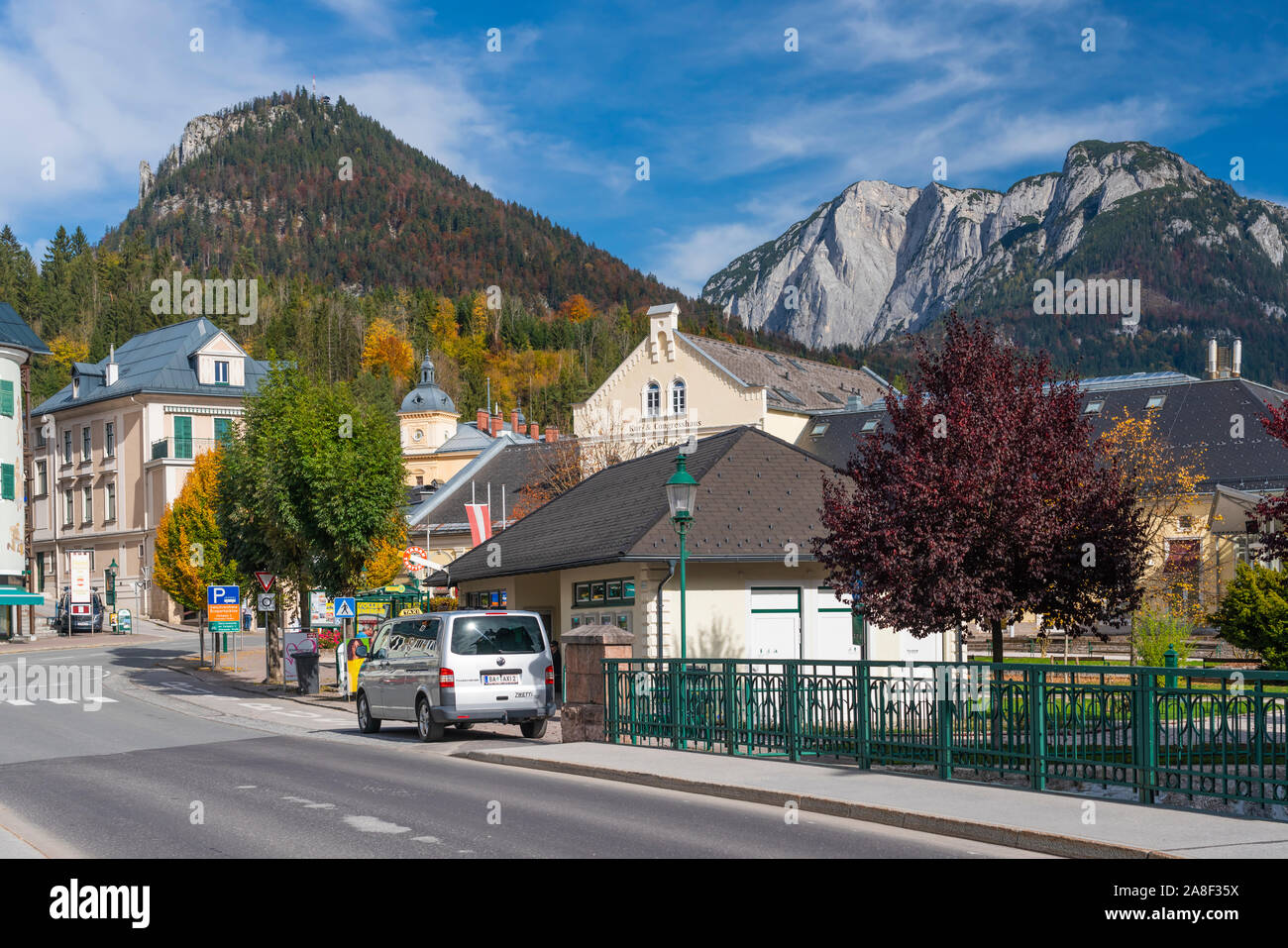 Le village de Bad Aussee, en Autriche, en Europe. Banque D'Images