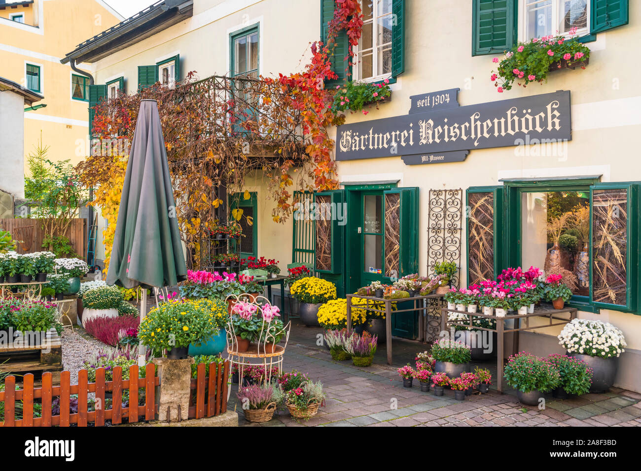 Le village de Bad Aussee, en Autriche, en Europe. Banque D'Images