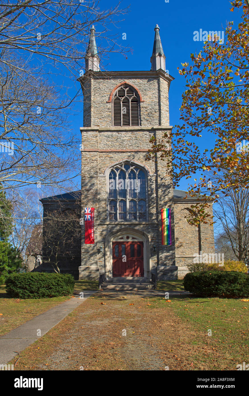 Première église paroissiale, Taunton, Massachusetts, USA Banque D'Images