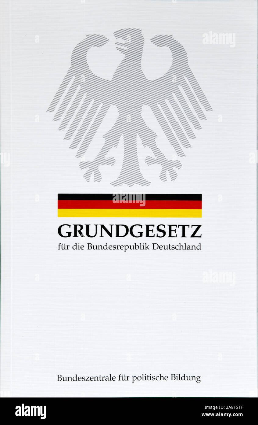Grundgesetz der Bundesrepublik Deutschland, 1949 - 2019, 70 Jahre, Banque D'Images