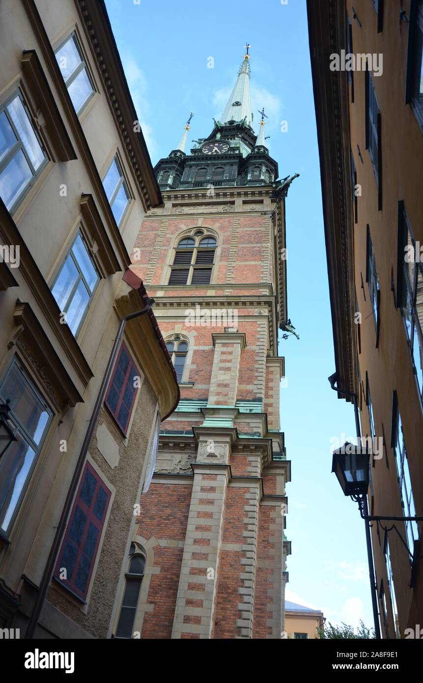 Église Saint Domingo Hurtado (l'Église allemande) à Gamla Stan, Stockholm Banque D'Images