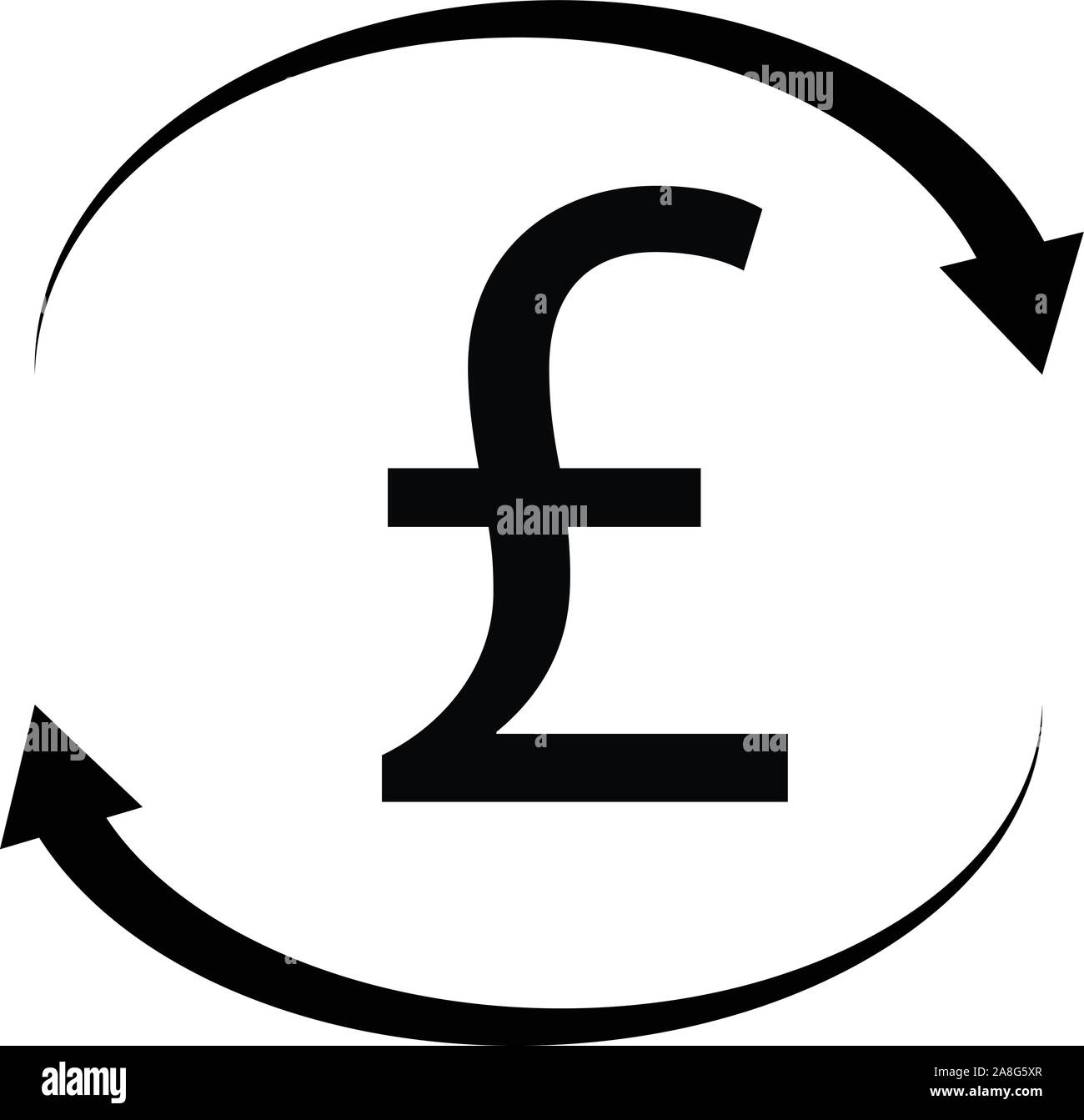 icône dièse sur fond blanc. style plat. signe dièse. British Livres argent pour votre conception de site Web, logo, app, UI. Signe de devise - symbole d'argent. Illustration de Vecteur