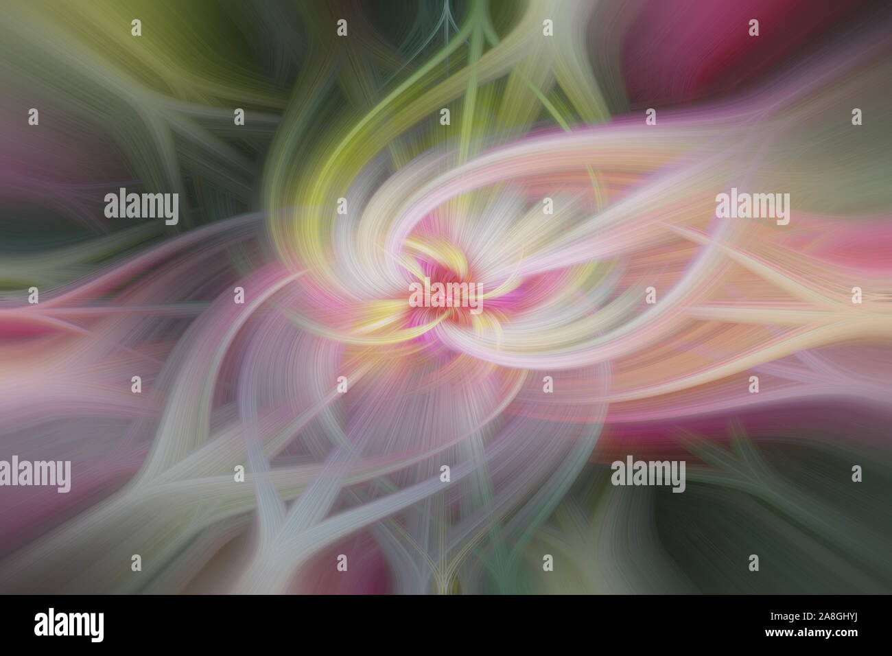 Résumé fond belles lignes gondolées, beaucoup de couleurs a quelque chose de magique Banque D'Images